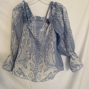 Alice McCall Light Blue Be Free Top Size 4